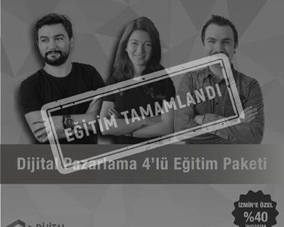 Dijital Pazarlama Eğitim Paketi / 4 Eğitim [İzmir]